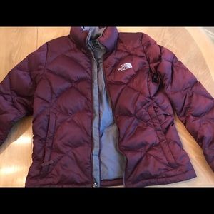 Women’s medium North Face down ski coat